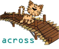 Definition & pronunciation of across