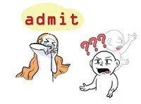 Definition & pronunciation of admit