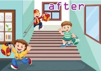 Definition & pronunciation of after