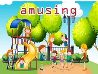 Definition & pronunciation of amusing