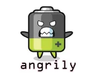 Definition & pronunciation of angrily