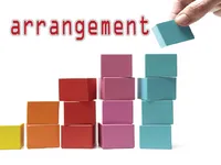 Definition & pronunciation of arrangement