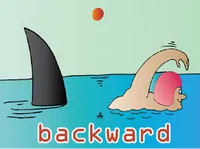 Definition & pronunciation of backward