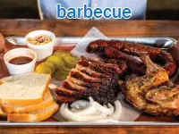 Definition & pronunciation of barbecue