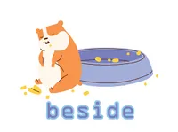 Definition & pronunciation of beside