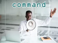Definition & pronunciation of command