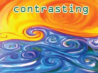 Definition & pronunciation of contrasting