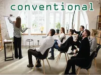 Definition & pronunciation of conventional
