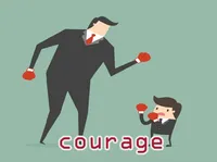 Definition & pronunciation of courage
