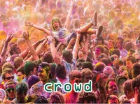 Definition & pronunciation of crowd