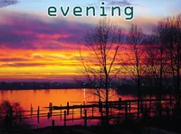 Definition & pronunciation of evening