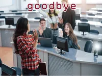 Definition & pronunciation of goodbye