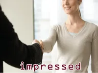 Definition & pronunciation of impressed