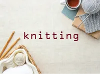Definition & pronunciation of knitting