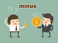 Definition & pronunciation of minus