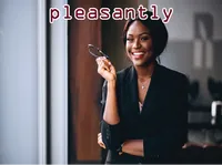 Definition & pronunciation of pleasantly