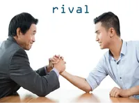 Definition & pronunciation of rival
