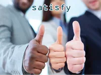 Definition & pronunciation of satisfy