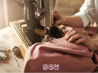 Definition & pronunciation of sew