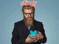 Definition & pronunciation of stingy