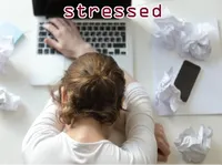 Definition & pronunciation of stressed