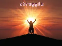 Definition & pronunciation of struggle