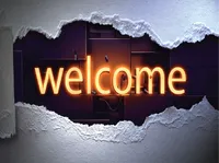 Definition & pronunciation of welcome