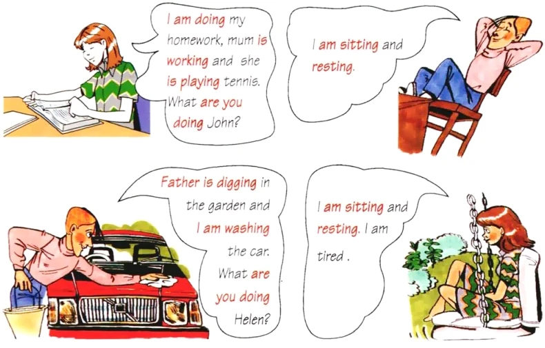 Present Continuous Tense