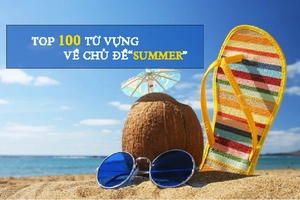 Top 100 most common Summer-themed vocabulary words in exams