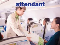 Definition & pronunciation of attendant