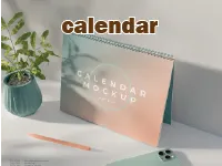 Definition & pronunciation of calendar