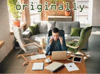 Definition & pronunciation of originally