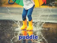 Definition & pronunciation of puddle
