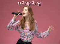 Definition & pronunciation of singing