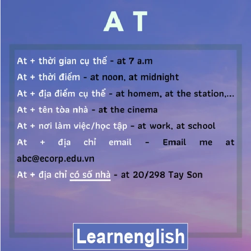 How to use the most basic and common prepositions in English